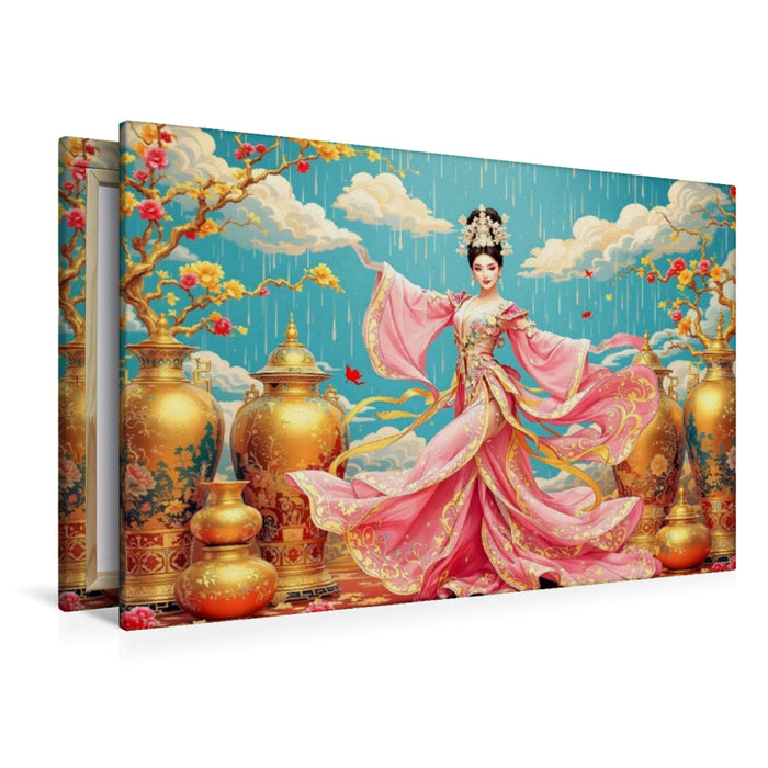 Premium Textil-Leinwand Tanz der Morgenröte