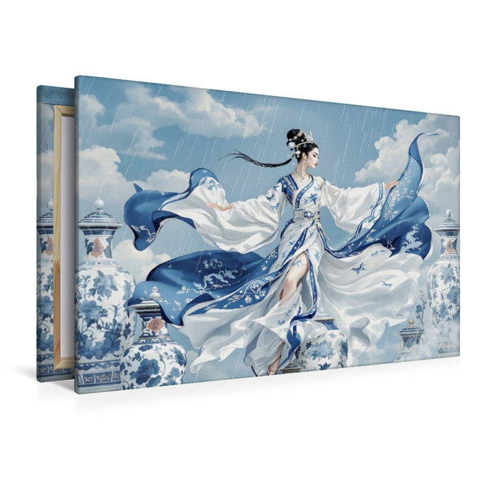 Premium Textil-Leinwand Poesie der Bewegung