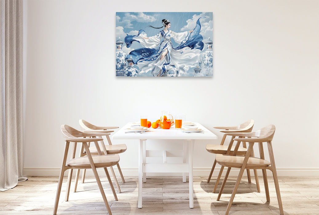 Premium Textil-Leinwand Poesie der Bewegung