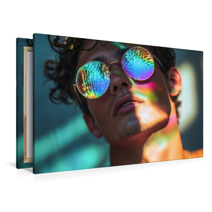 Premium Textil-Leinwand Wir tanzen auf den Straßen, weil wir lange im Schatten standen