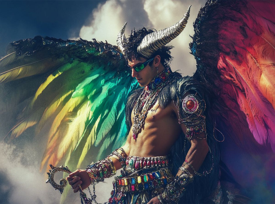 In jedem Regenbogen steckt eine Geschichte des Überlebens - CALVENDO Foto-Puzzle'