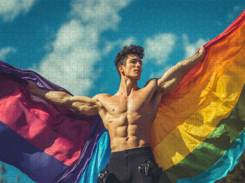 Unsere Farben sind laut, weil unsere Geschichte es war - CALVENDO Foto-Puzzle'