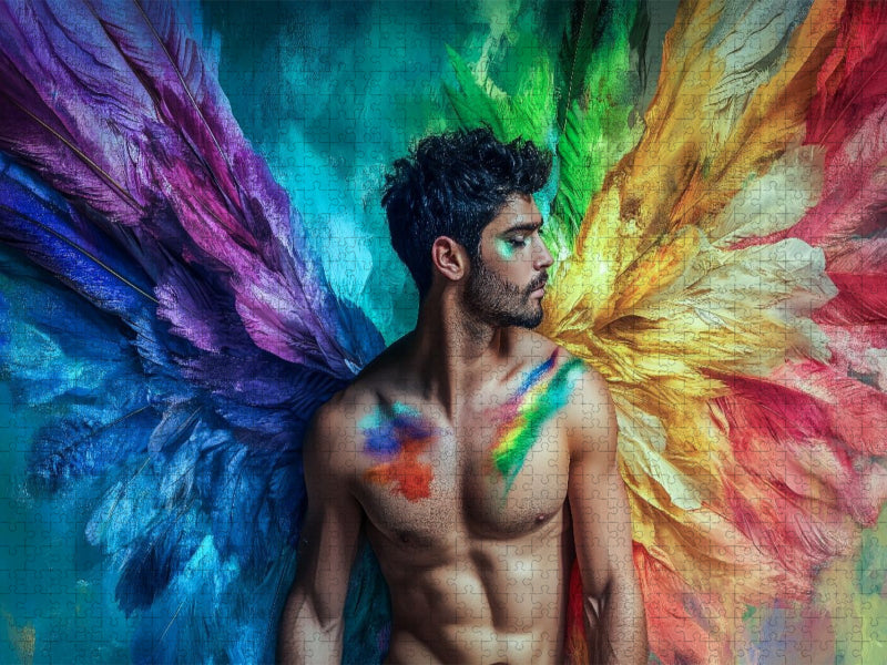 Unsere Liebe braucht keine Erlaubnis – nur Mut - CALVENDO Foto-Puzzle'