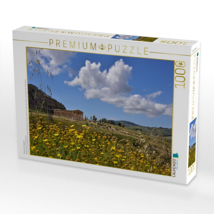 Tempel von Segesta - CALVENDO Foto-Puzzle'