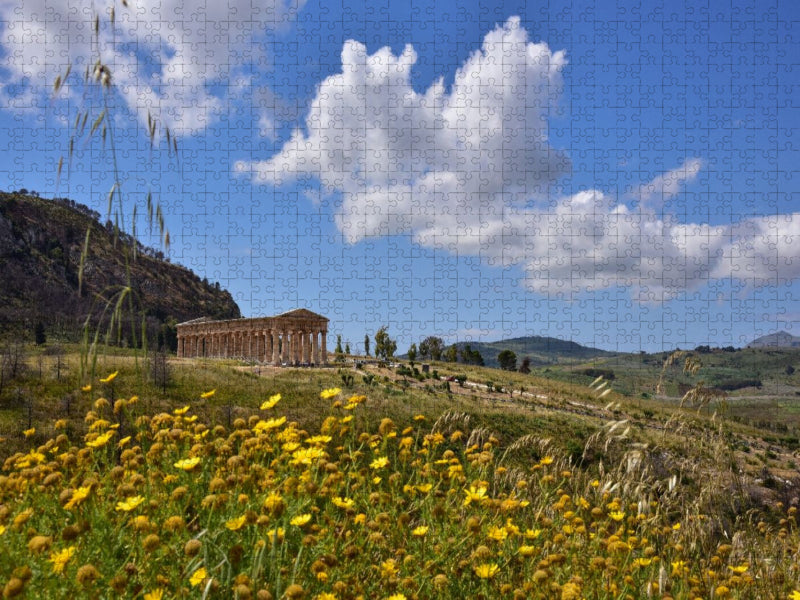 Tempel von Segesta - CALVENDO Foto-Puzzle'