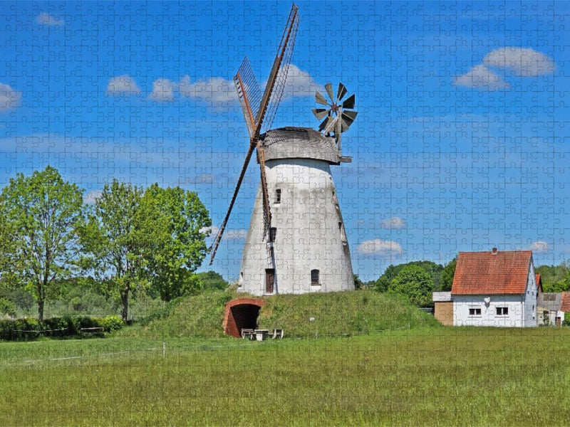 Windmühle Holzhausen - CALVENDO Foto-Puzzle'