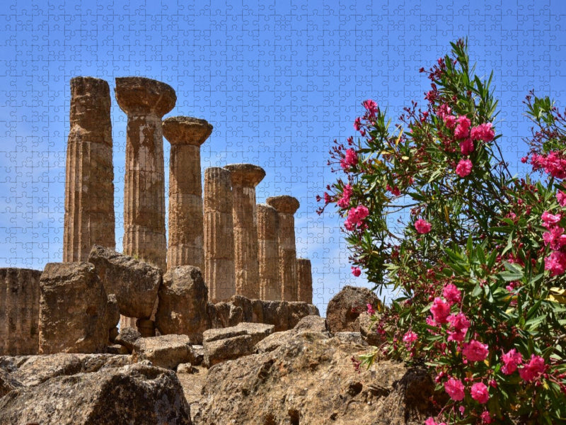 Herkules-Tempel, Agrigent - CALVENDO Foto-Puzzle'