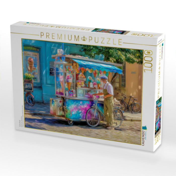 Bunte Stadt - CALVENDO Foto-Puzzle'