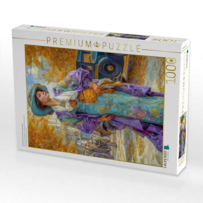 Sinnliche Schönheit des Jugendstils - CALVENDO Foto-Puzzle'