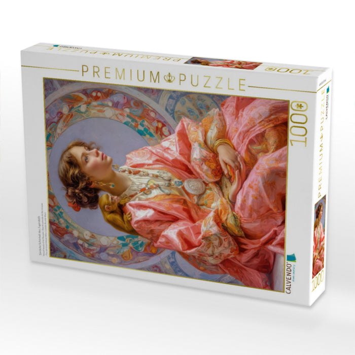 Sinnliche Schönheit des Jugendstils - CALVENDO Foto-Puzzle'
