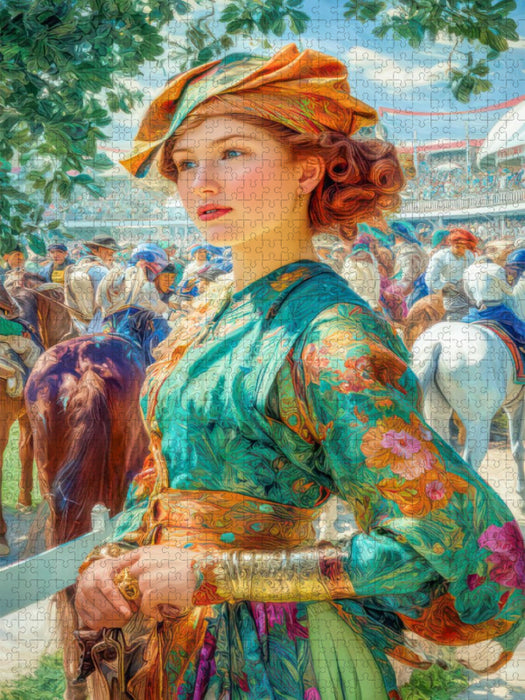 Die sinnliche Schönheit des Jugendstils - CALVENDO Foto-Puzzle'