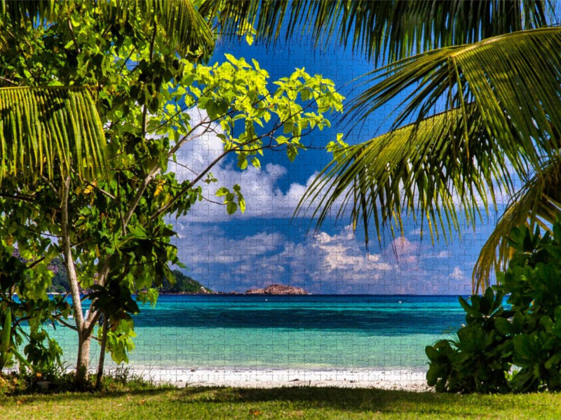 Anse Volbert auf Praslin - CALVENDO Foto-Puzzle'