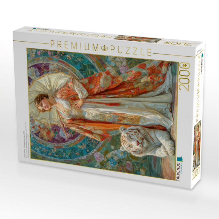 Die sinnliche Schönheit des Jugendstils - CALVENDO Foto-Puzzle'