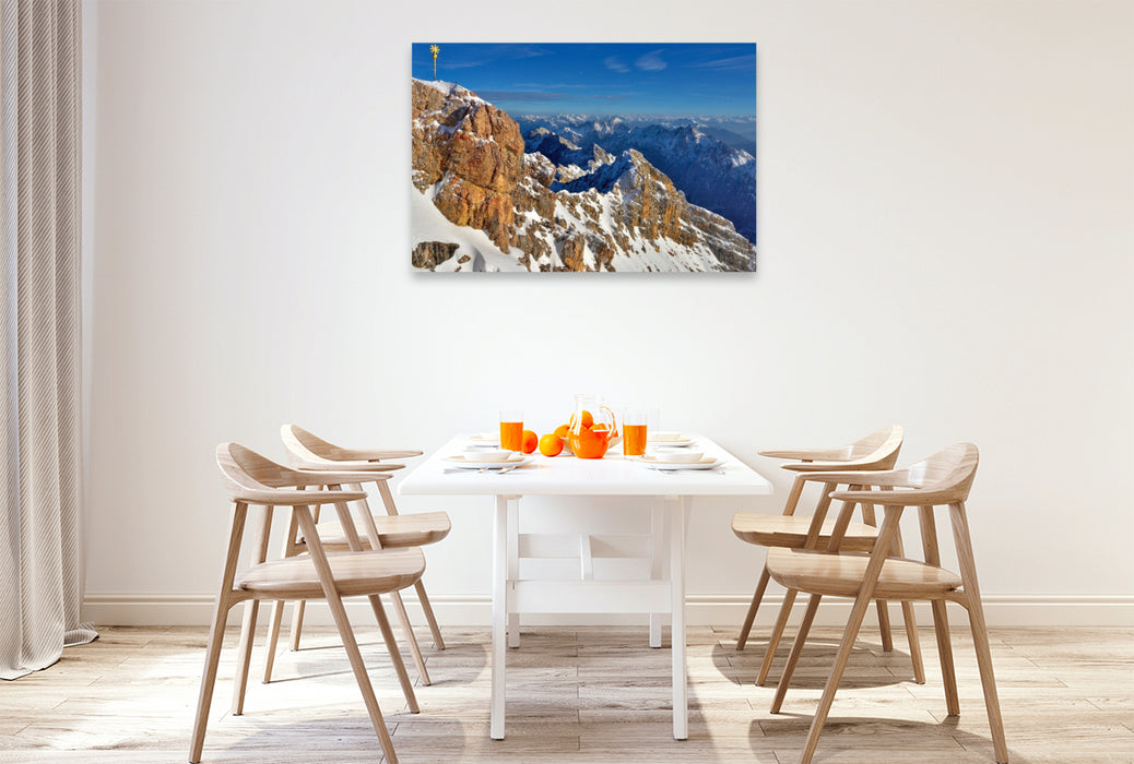 Premium Textil-Leinwand Ein Motiv aus dem Kalender Bayerisches Alpenparadies