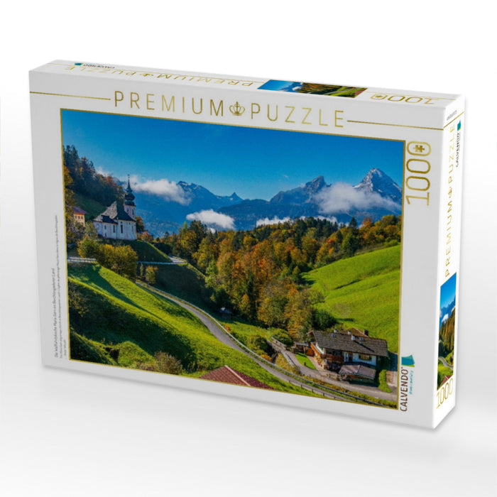 Die Wallfahrtskirche Maria Gern im Berchtesgadener Land - CALVENDO Foto-Puzzle'