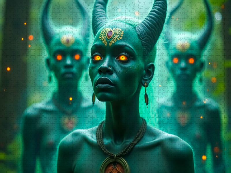 Abiku, die Geisterkinder - CALVENDO Foto-Puzzle'