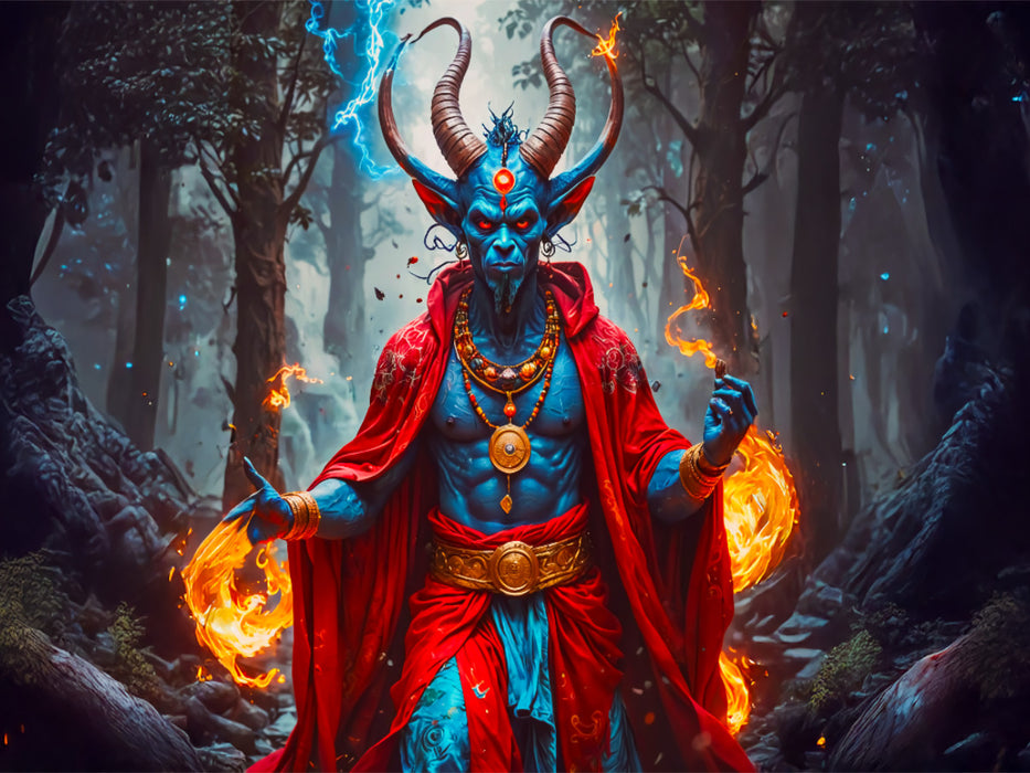 Eshu, Gott der Widersprüche und des Chaos - CALVENDO Foto-Puzzle'