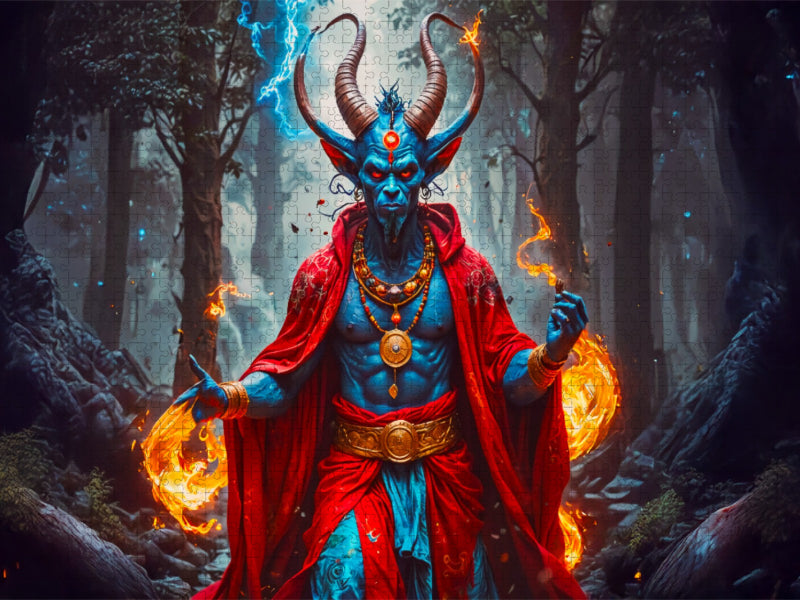 Eshu, Gott der Widersprüche und des Chaos - CALVENDO Foto-Puzzle'