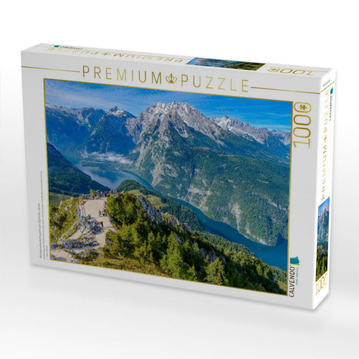 Atemberaubende Aussicht vom Gipfel des Jenner - CALVENDO Foto-Puzzle'