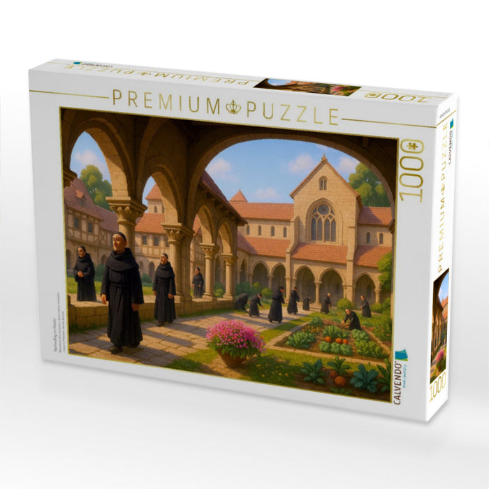 Nachmittag im Kloster - CALVENDO Foto-Puzzle'