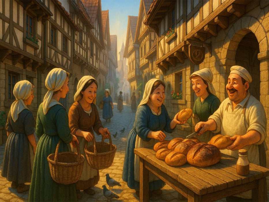 Frische Brote am Morgen - CALVENDO Foto-Puzzle'