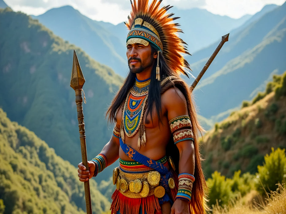 Inka-Krieger (ca. 15. Jh.) - CALVENDO Foto-Puzzle'