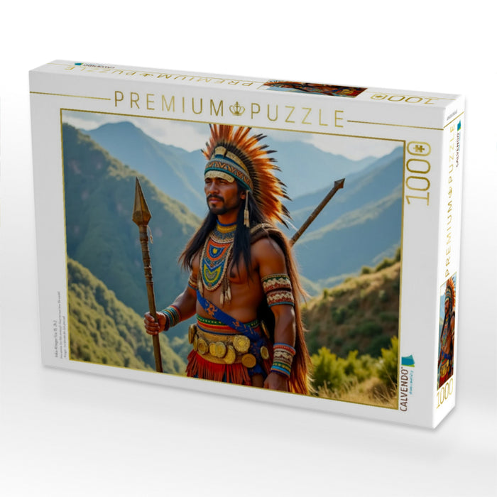 Inka-Krieger (ca. 15. Jh.) - CALVENDO Foto-Puzzle'