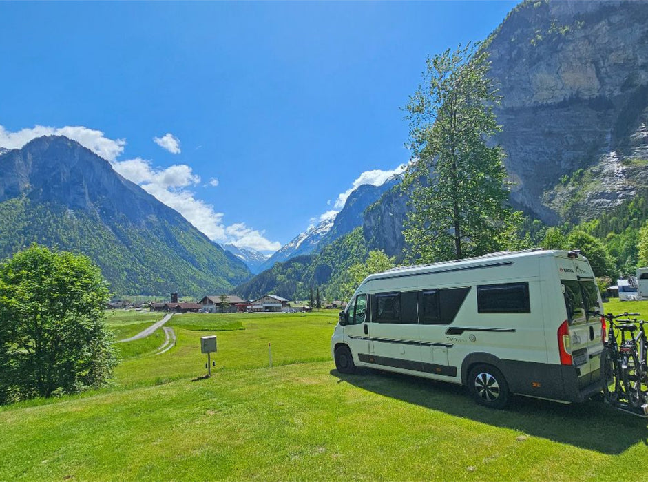 Campingplatz Aareschlucht - CALVENDO Foto-Puzzle'