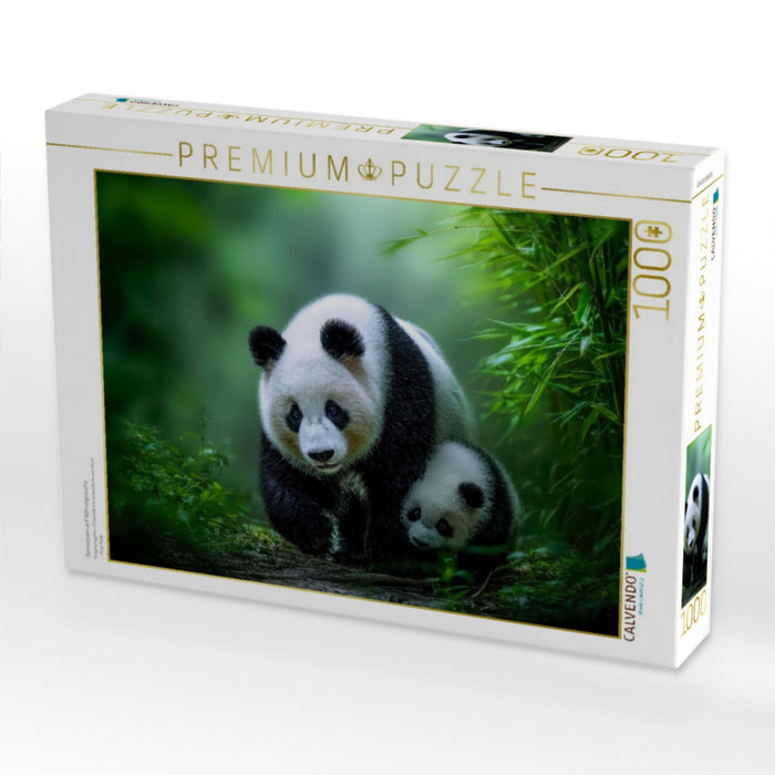 Gemeinsam auf Nahrungssuche - CALVENDO Foto-Puzzle'