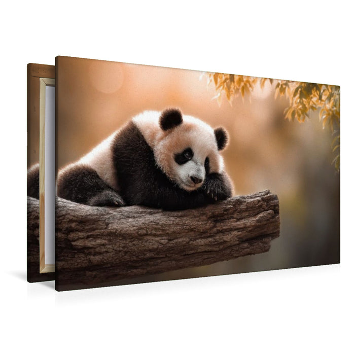 Premium Textil-Leinwand Ob man hier wohl in Ruhe schlafen kann