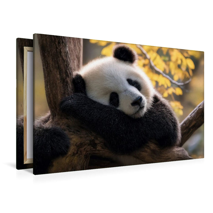 Premium Textil-Leinwand Der Verdauungsschlaf