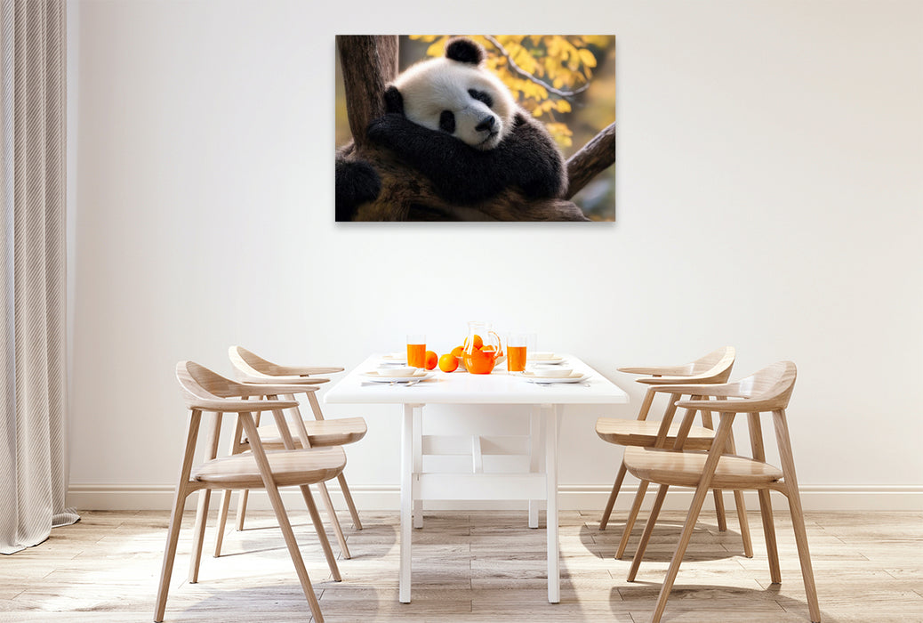 Premium Textil-Leinwand Der Verdauungsschlaf