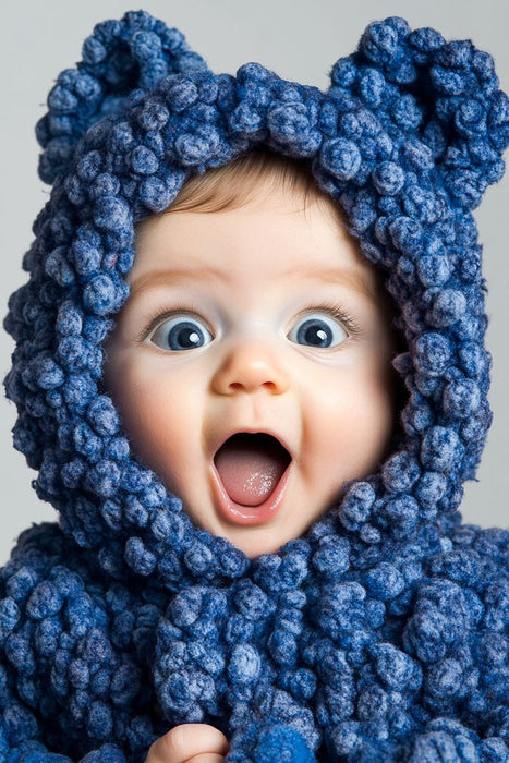 Premium Textil-Leinwand Heidelbeere