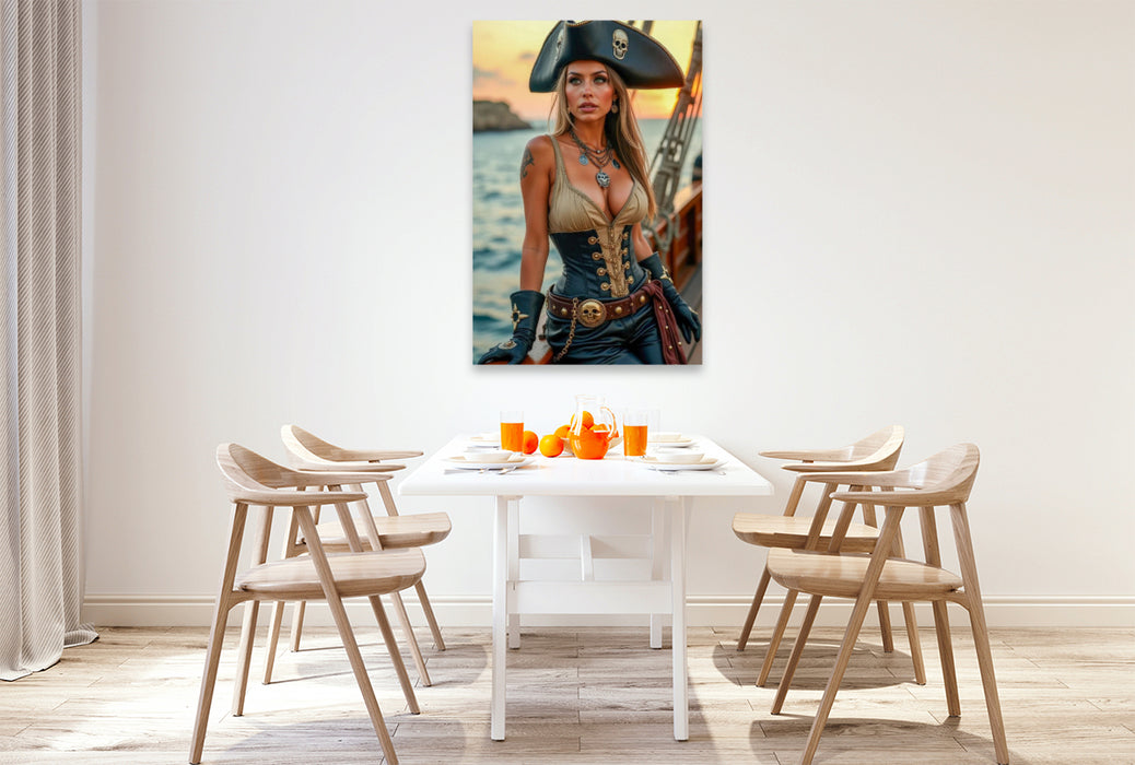 Premium Textil-Leinwand Seraphina Shadowwind