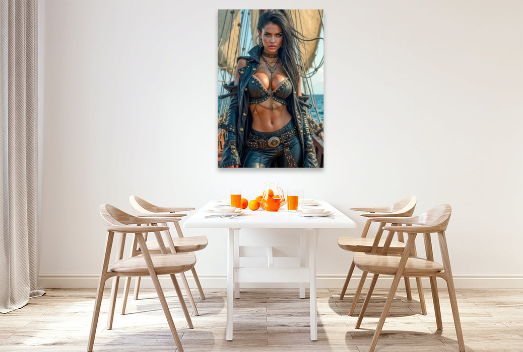 Premium Textil-Leinwand Nyssa Flamehair