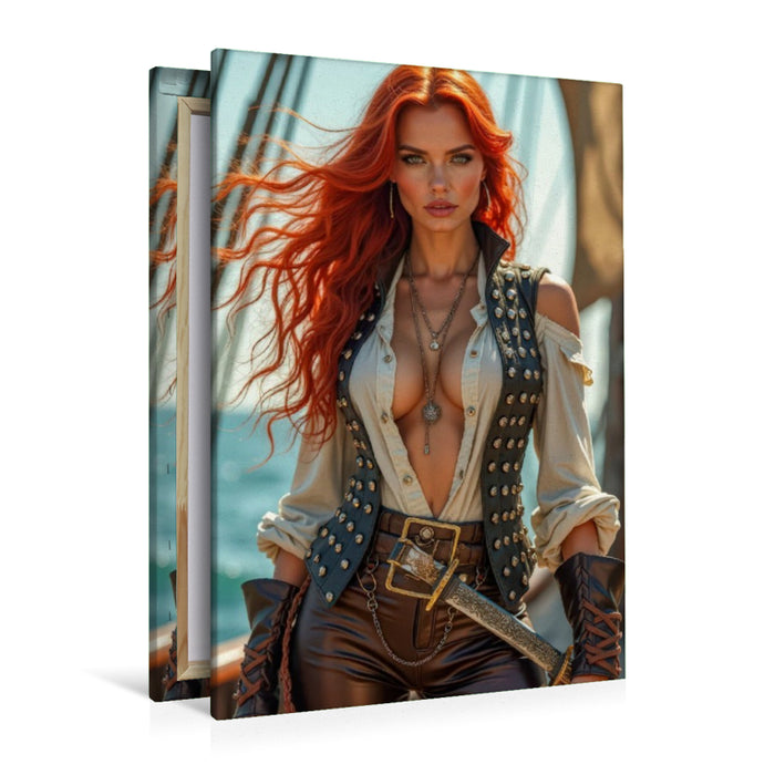 Premium Textil-Leinwand Pirate Cressida Lightninglash