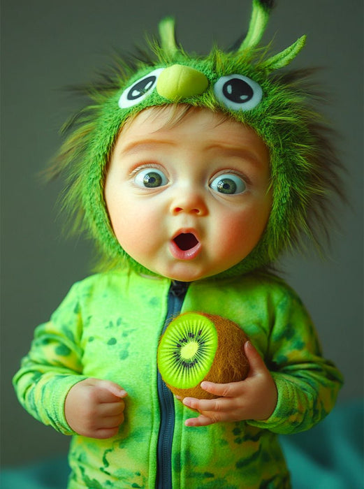 Ein Motiv aus dem Kalender Babys in Bestform - Lustige Früchtchen - CALVENDO Foto-Puzzle'