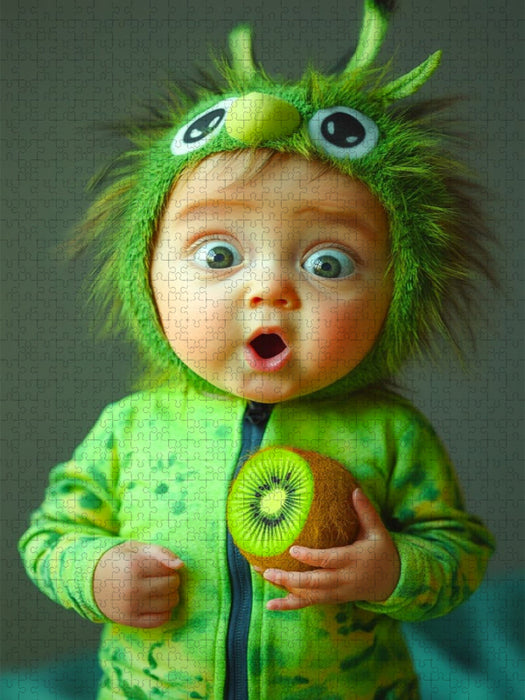 Ein Motiv aus dem Kalender Babys in Bestform - Lustige Früchtchen - CALVENDO Foto-Puzzle'