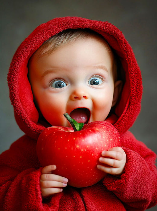 Ein Motiv aus dem Kalender Babys in Bestform - Lustige Früchtchen - CALVENDO Foto-Puzzle'