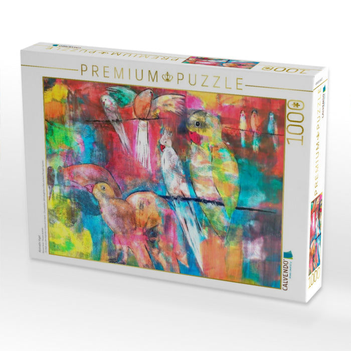 Abstrakte Vögel - CALVENDO Foto-Puzzle'