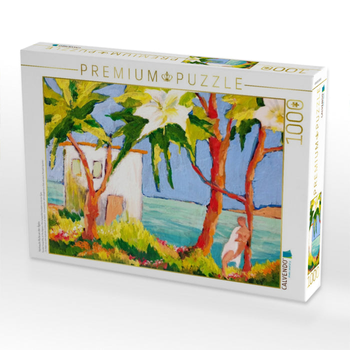 Vertraute Ruhe an der Ägäis - CALVENDO Foto-Puzzle'