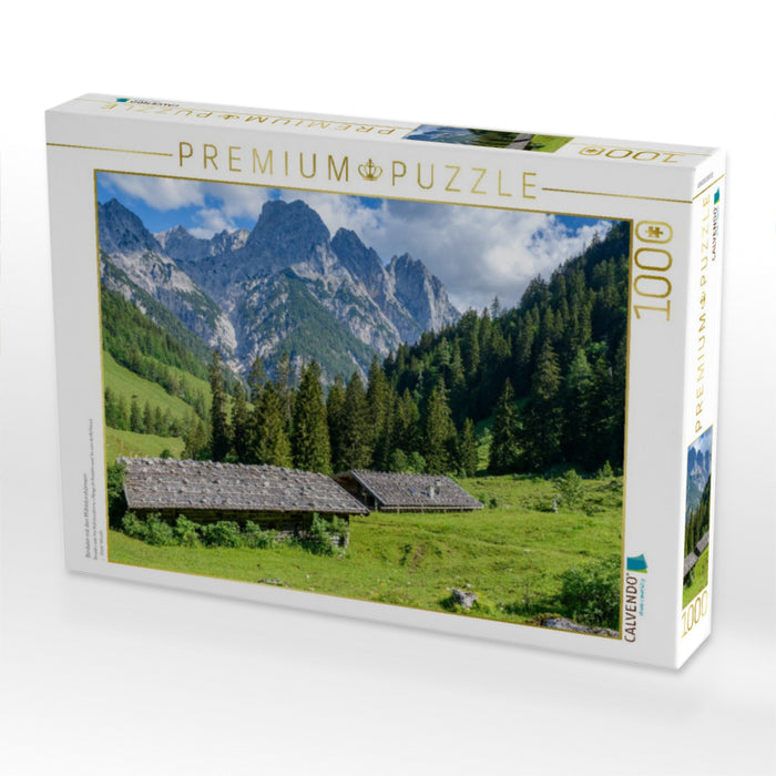 Bindalm mit den Mühlsturzhörnern - CALVENDO Foto-Puzzle'
