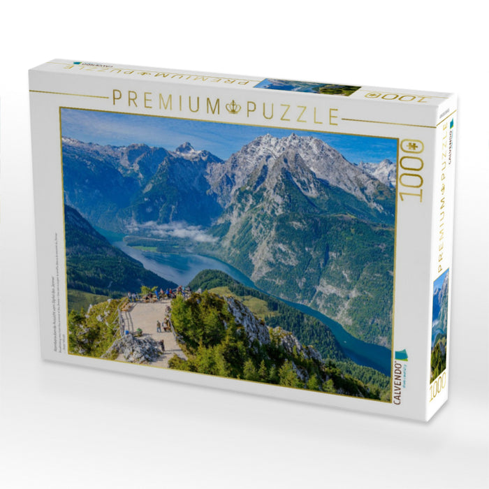 Atemberaubende Aussicht vom Gipfel des Jenner - CALVENDO Foto-Puzzle'