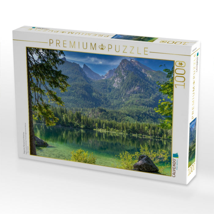 Magischer Moment am Hintersee - CALVENDO Foto-Puzzle'