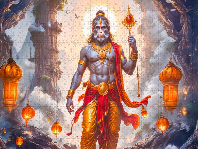 Hanuman, der Affengott - CALVENDO Foto-Puzzle'