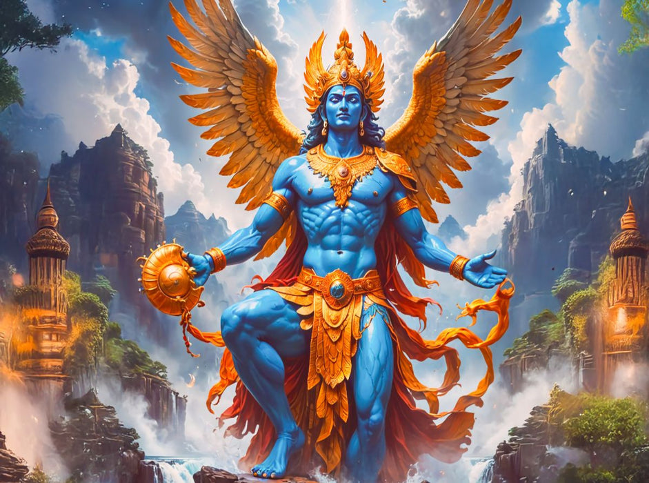 Garuda, riesiger Vogelmensch - CALVENDO Foto-Puzzle'