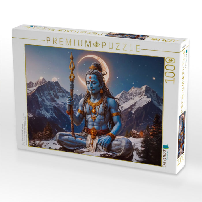 Shiva, der Zerstörer und Erneuerer - CALVENDO Foto-Puzzle'