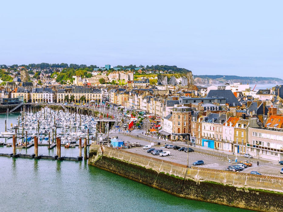 Hafen Port Plaisance in Dieppe - CALVENDO Foto-Puzzle'