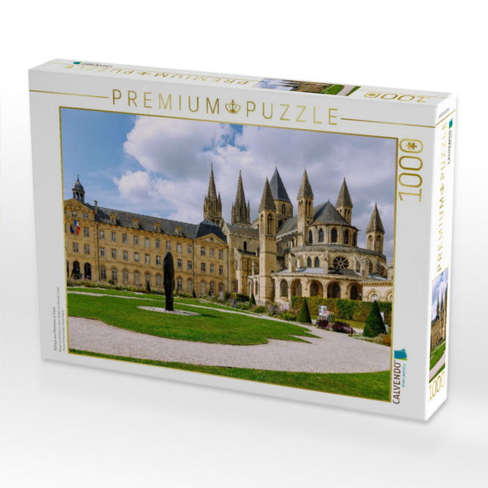 Abbaye aux Hommes in Caen - CALVENDO Foto-Puzzle'