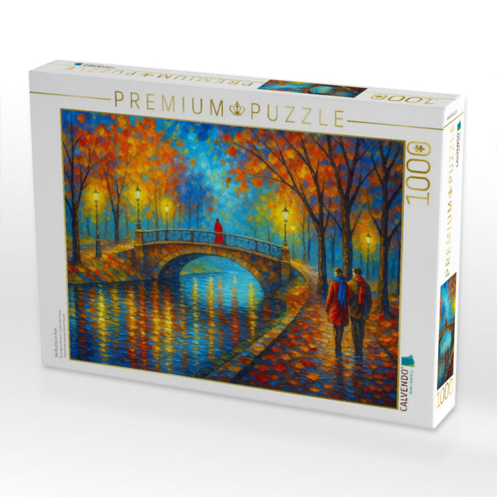 Die Brücke im Park - CALVENDO Foto-Puzzle'